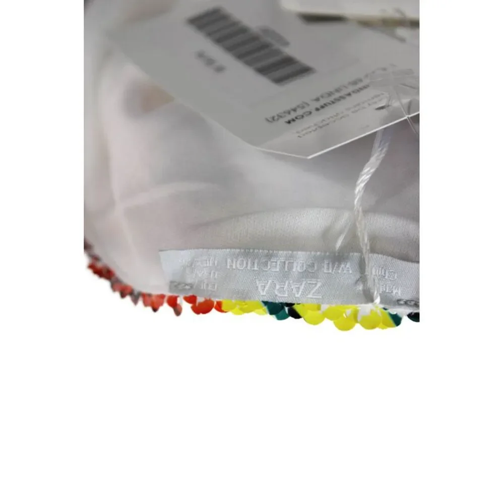 Zara Womens Multi-Color Floral Trumpet Midi Skirt 100% Polyester Size S - Picture 5 of 7